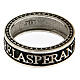 Rhodium-plated Hope ring Agios burnished 925 silver s5