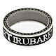 Rhodium-plated Hope ring Benedictus burnished 925 silver s3