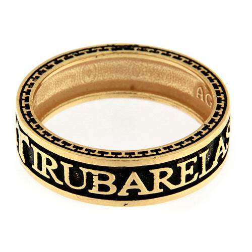 Agios Hope ring, burnished gold plated 925 silver 3