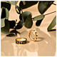 Anello Agios placcato in oro brunito argento 925 speranza s4