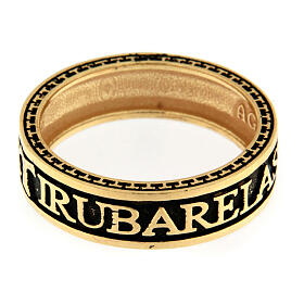 Hope ring burnished gold-plated 925 silver Agios