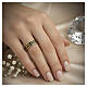 Hope ring burnished gold-plated 925 silver Benedictus s2