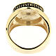 Ave Maria ring by Agios, burnished gold plated 925 silver s3