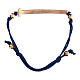 Bracciale Agios Felix rosé brunito blu regolabile argento 925 s4