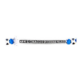 Bracelet Agios Felix turquoise réglable pour argent 925 rhodié bruni