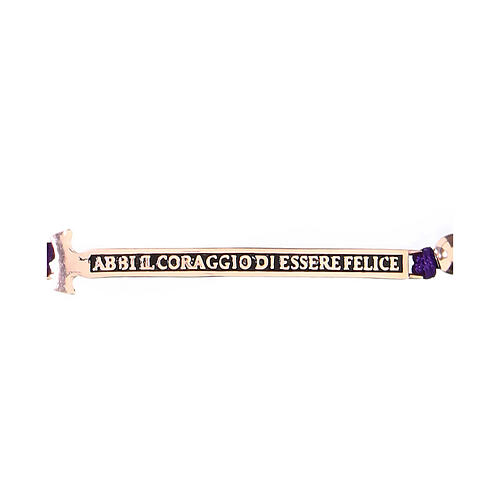 Bracciale Agios Felix rosé viola brunito argento 925 bambini  3