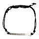 Bracciale Agios Felix rodio brunito colore nero argento 925 regolabile bambini s3