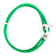 Agios bracelet with 925 silver tau green nautical cord s1