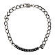 Bracciale catena con targa Agios argento 925  s2