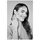 Sacrum ring, Agios, rhodium-plated 925 silver and rhinestones s6