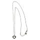 Collana cuore Agios argento 925 rodiato speranza  s4