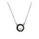 Beatitudinem Agios necklace, burnished rhodium-plated 925 silver s1