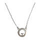 Beatitudinem Agios necklace, burnished rhodium-plated 925 silver s2