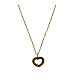 Collar Agios placada oro plata 925 corazón esperanza s1