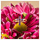 Golden cross ring 925 silver purple zircons Agios s4