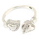 Bague Sacrum Cor Agios zircons blancs argent 925 rhodié s3