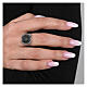 Saint Benedict ring 925 silver rhodium Agios s4