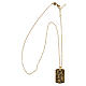 Pater Agios necklace, burnished gold plated 925 silver s3