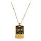 Collana Agios pater argento 925 dorato brunito  s2