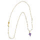 Collana Lumae Patronus argento dorato zirconi viola Agios Gioielli s4