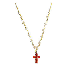 Collana Lumae Patronus zirconi rossi Agios Gioielli argento 925