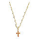 Lumae Patronus red zircon cross necklace Agios Gioielli silver 925 s2