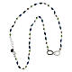 Color Infinitum necklace by Agios, blue and green stones, 925 silver s3