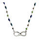 Collier Color Infinitum Agios vert bleu argent 925 s3