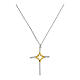 Collana Illumina argento bicolore Agios zirconi s1