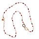 Multicolor Infinitum bead necklace Agios rose silver  s3
