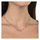 Multicolor Infinitum bead necklace Agios rose silver  s2