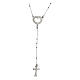 Agios rosary, Non Farti Rubare la Speranza, rhodium-plated 925 silver s2