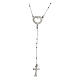 Rosary Don't let your hope be stolen Agios rhodium plated 925 silver s2