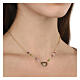 Collier Coeur Amor Cordis pierres multicolores argent 925 Agios s2