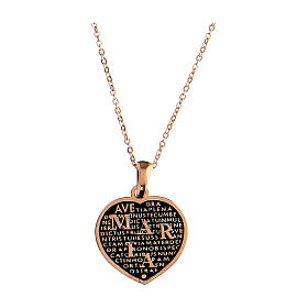 Precem Ave Maria necklace by Agios, rosé 925 silver