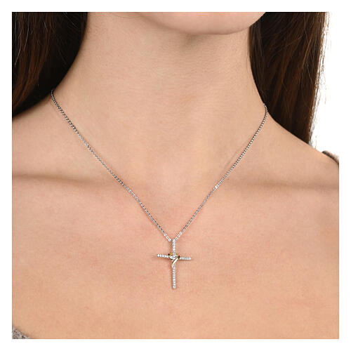 Kette von Agios, Illumina, 925er Silber, weiße Zirkone 2