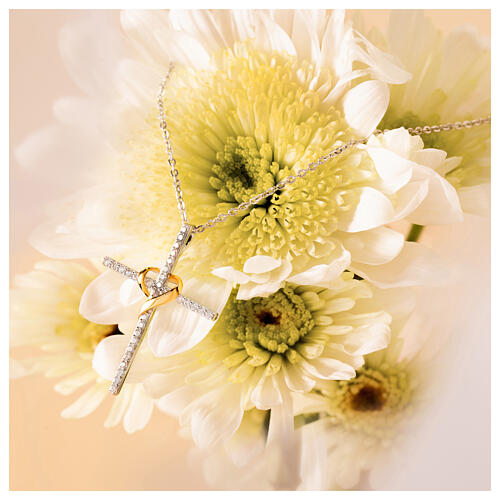Collana Illumina zirconi bianchi argento 925 Agios 6