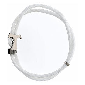 Bracciale argento Vinculum Fidei bianco Agios