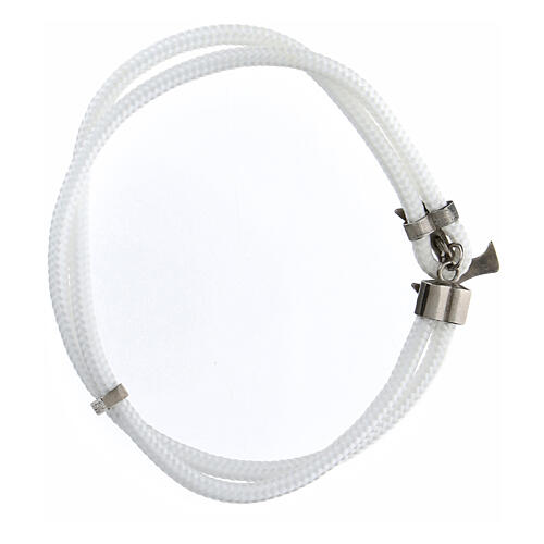 Bracciale argento Vinculum Fidei bianco Agios 3