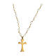 Collar Claritas Tau simple plata dorada ágata Benedictus s1