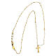 Collar Claritas Tau simple plata dorada ágata Benedictus s4