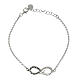 Infinitum bracelet by Agios, rhodium-plated 925 silver s1