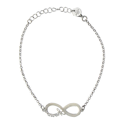 Bracciale Non farti rubare la speranza argento 925 rodiato Agios 3