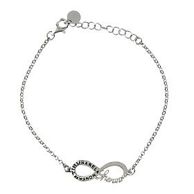 Bracelet Don't let your hope be stolen Agios 925 rhodium-plated silver