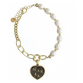 Bracelet perles naturelles argent 925 Precem Agios