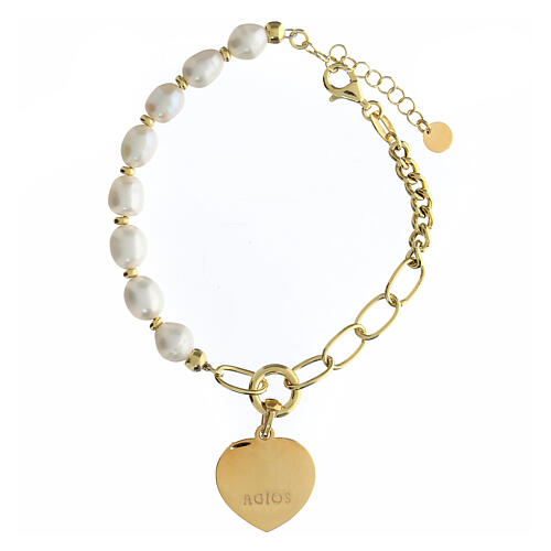 Bracciale perle naturali argento Precem Agios 3