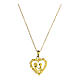Collana Angelus argento dorato zirconi Agios s3