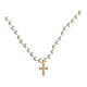 Collier perles Icona zircons blancs Benedictus s1