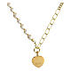 Golden heart pearl necklace Precem Agios s2