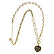 Golden heart pearl necklace Precem Agios s3